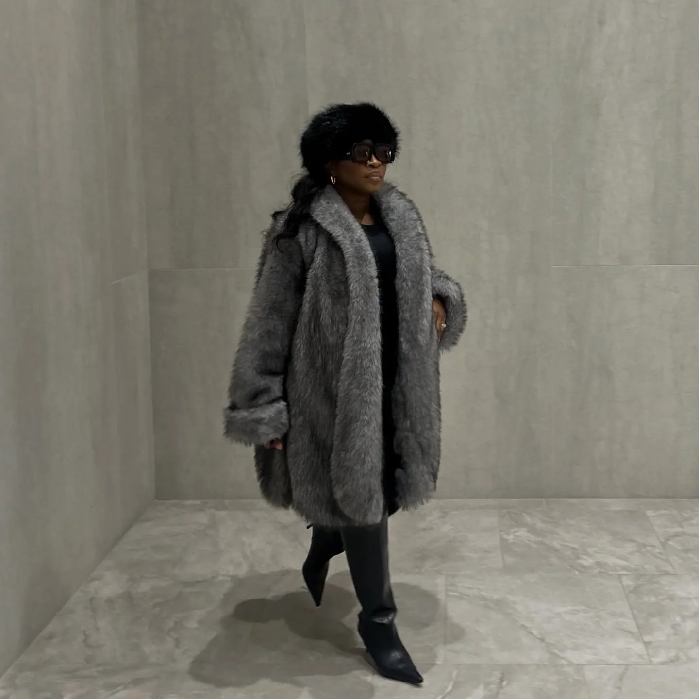 FUR COAT is the outfit ! #fe🐆