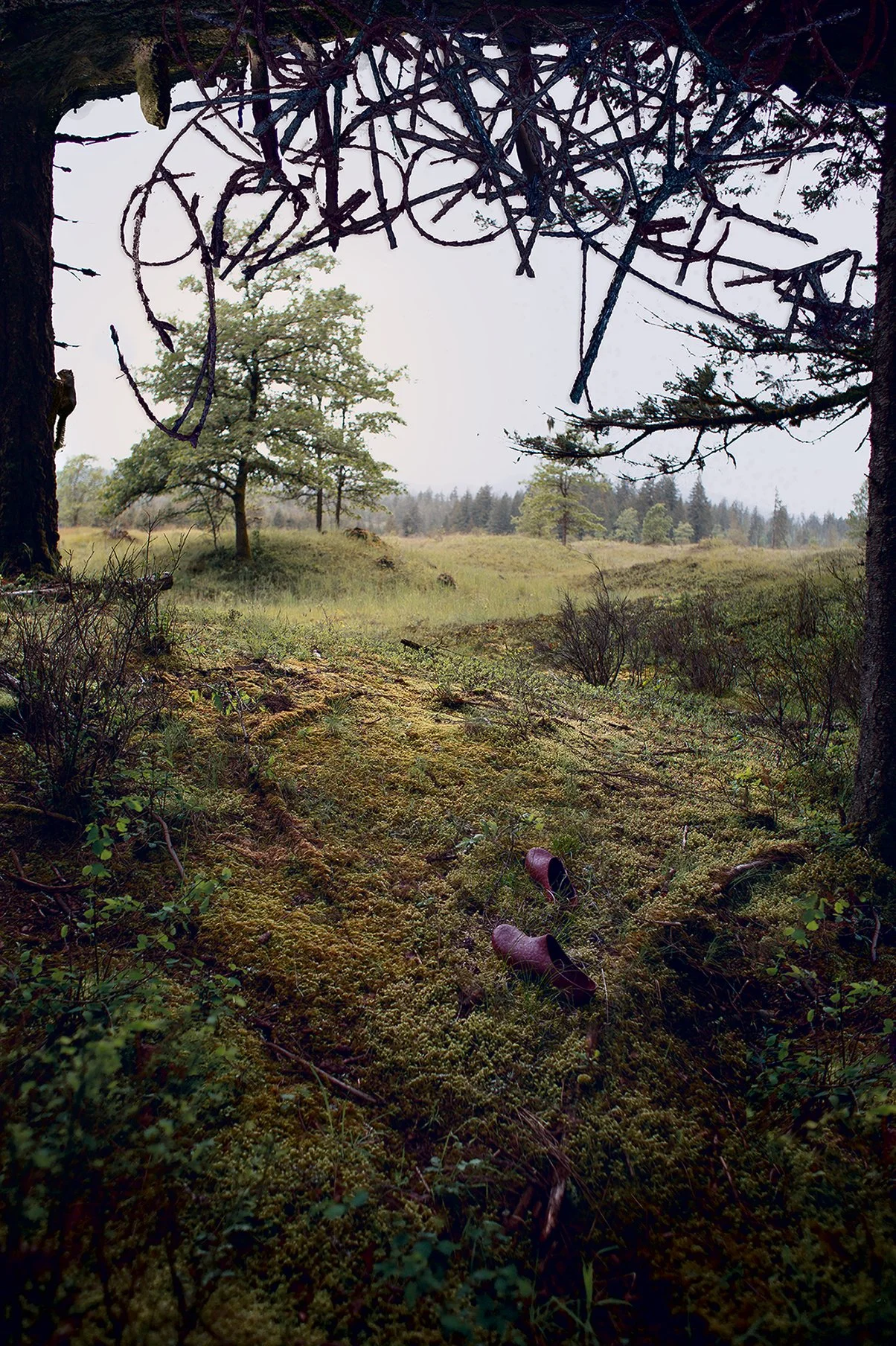 'Goodbye,' 24''x36,'' Digital Composite, 2024