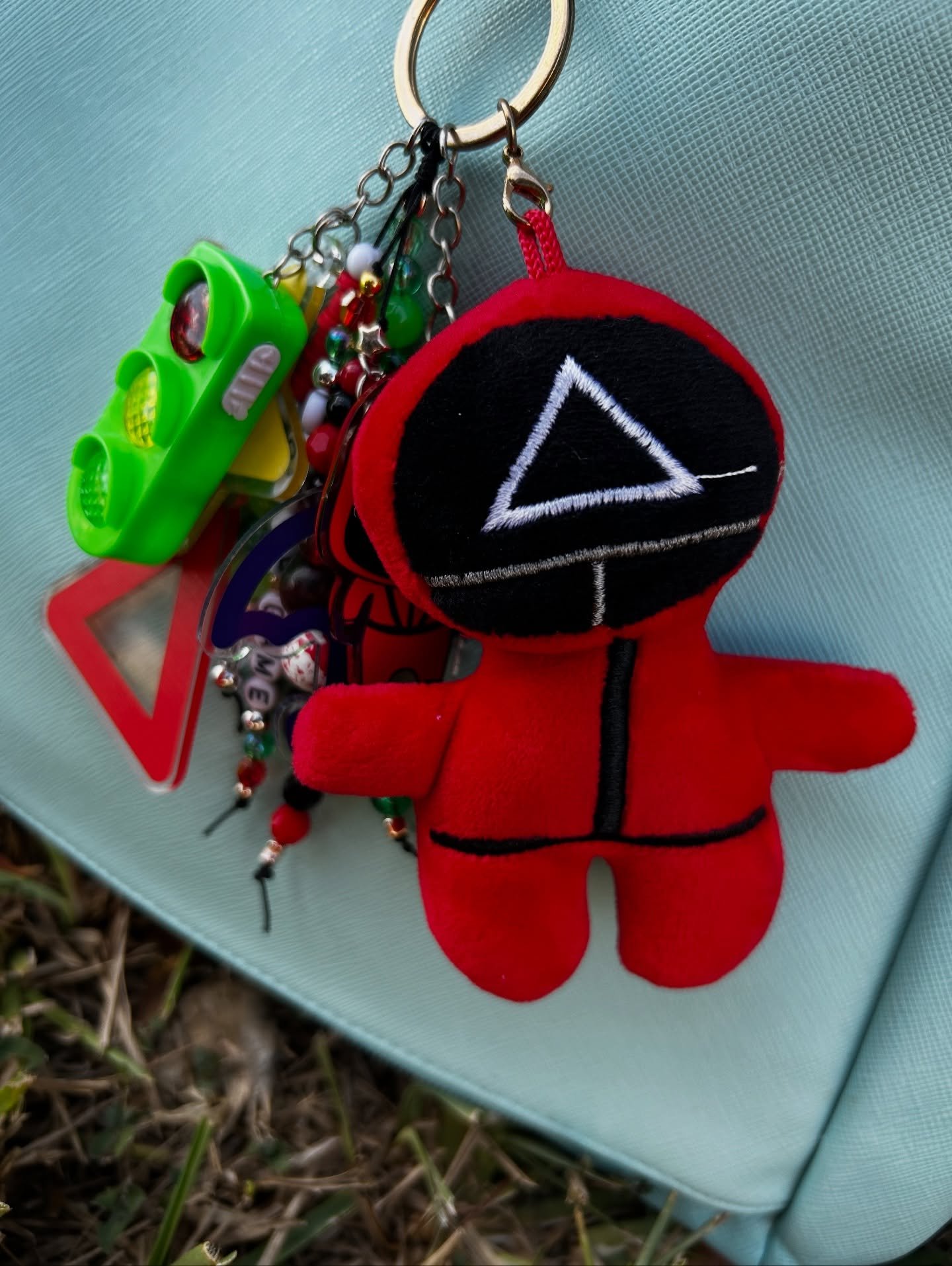 Squid Game Bag Charm Keychain