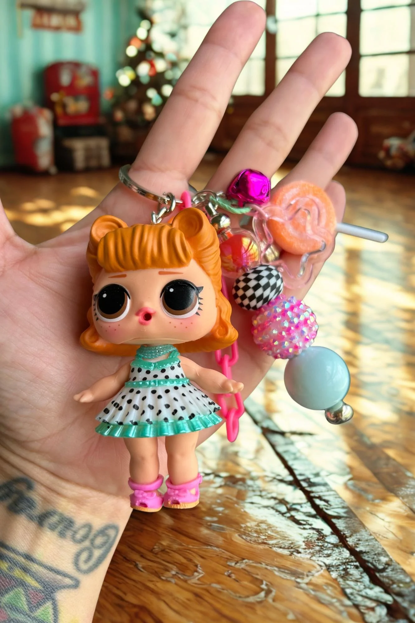 Vintage Chic LOL Doll Bag Charm