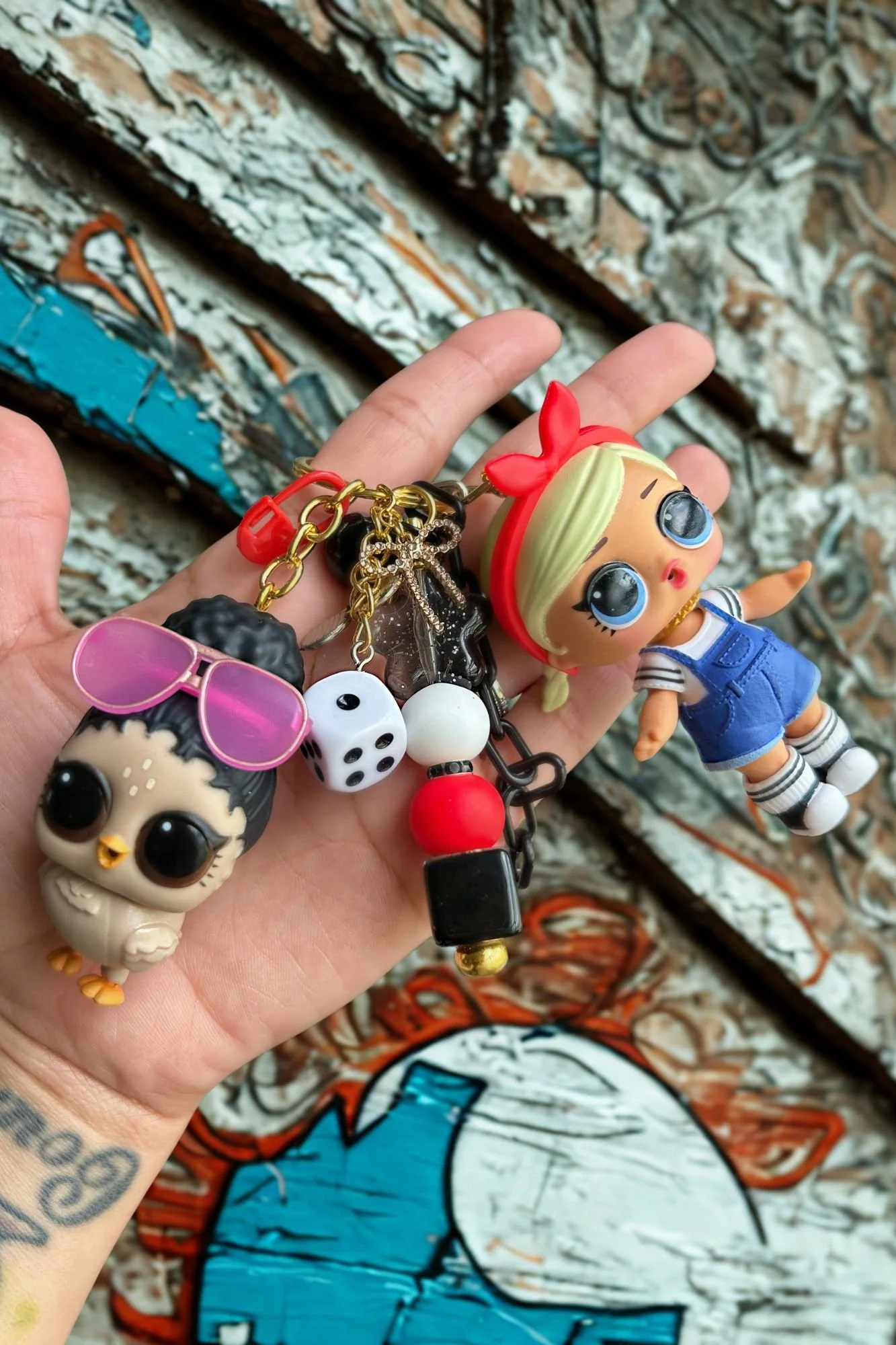 Cool Chick LOL Doll & Pet Owl Bag Charm Set