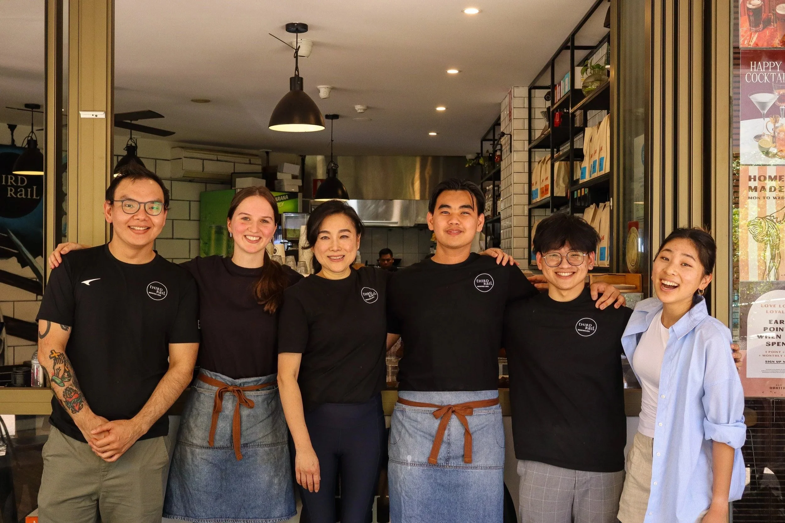 Third Rail Cafe Waverton great service team and our story