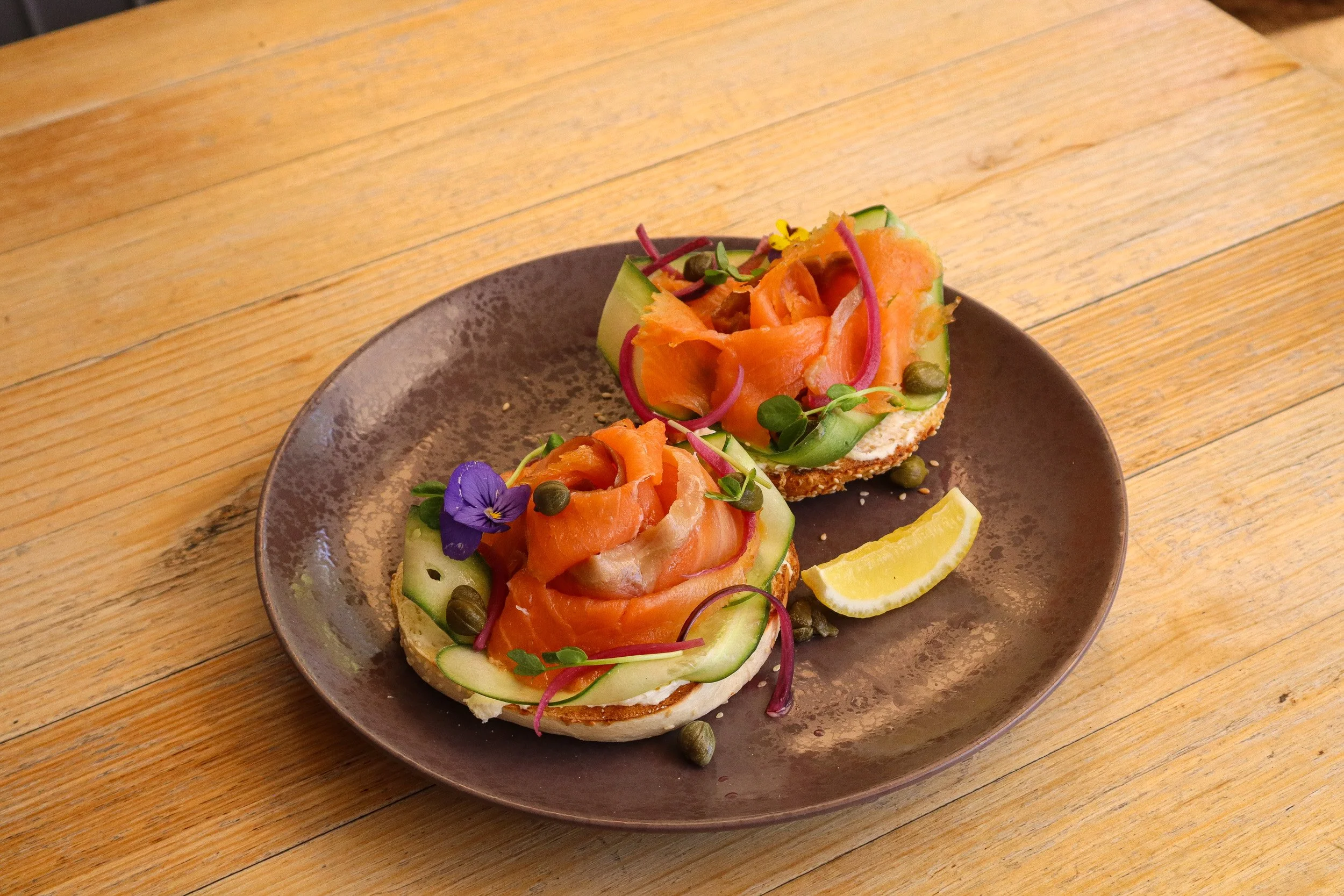 Third Rail Cafe Waverton all day brunch salmon bagel