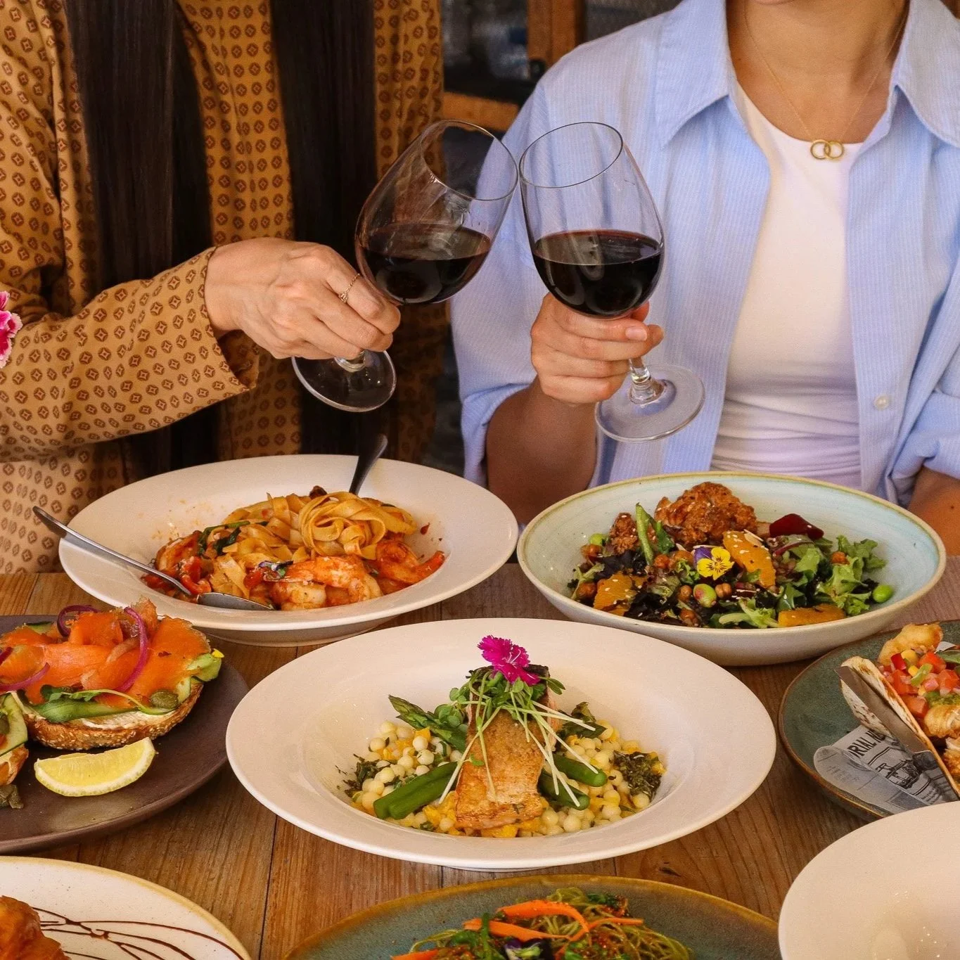 Third Rail Cafe Waverton all day brunch dishes paired with wine