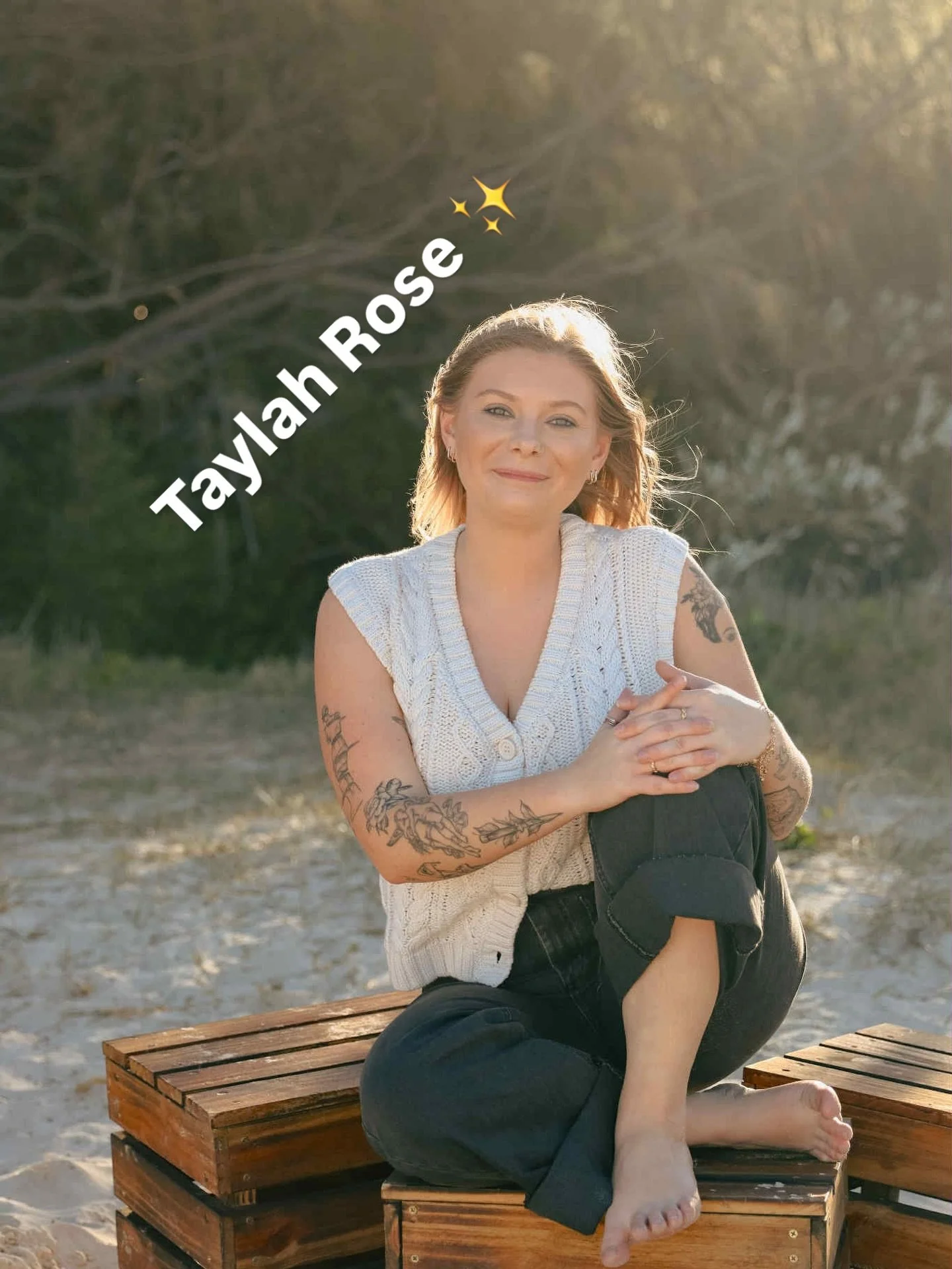 Taylah brings big-sibling vibes everywhere she goes, protective, kind, and quietly cheering you on from the moment you exist in her world. 

A total softie, Taylah has a knack for making people feel seen without making things feel heavy. 

She is you