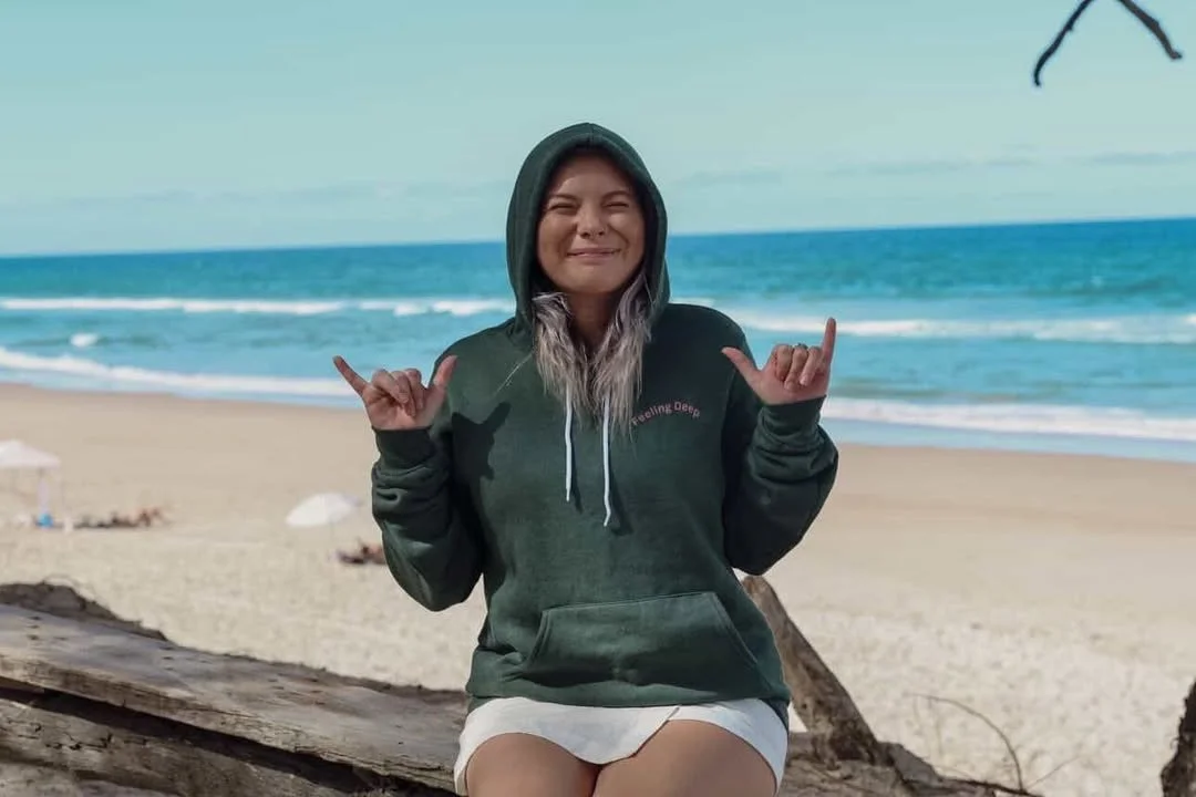 Cooler weather. Cooler vibes. Deep feelings rn. Get in your feelings and seek comfort in a hoodie. 

Retail *therapy* link in bio.

#longweekend #vibes #mentalhealthawareness #traumahealing #slowfashion