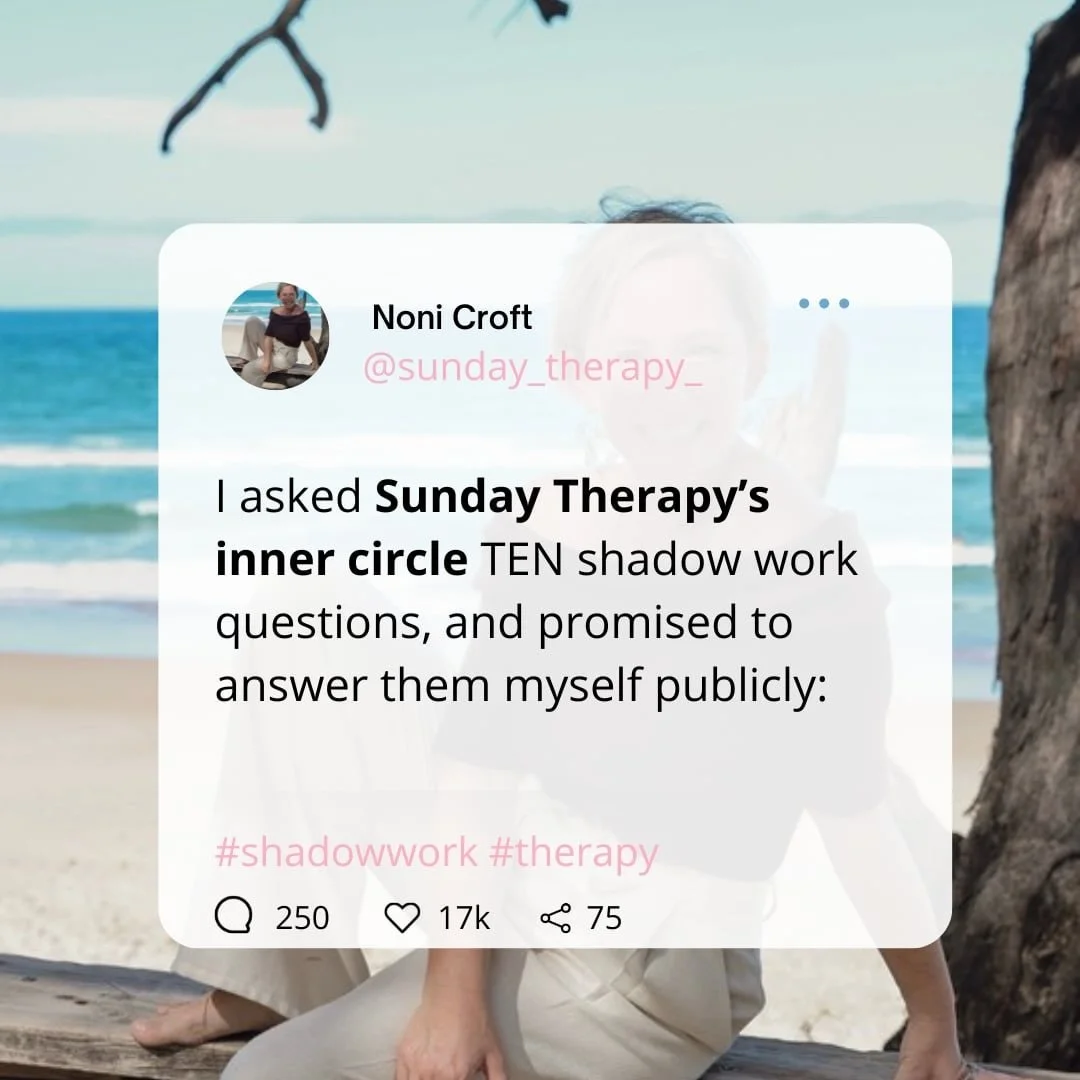 Go deep or go home.

Good therapy isn&rsquo;t about fixing yourself, it&rsquo;s about meeting yourself where confusion, hurt, fear or trauma required you to abandon yourself to survive. 

Will you meet the deep part of yourself to answer these? 

#de