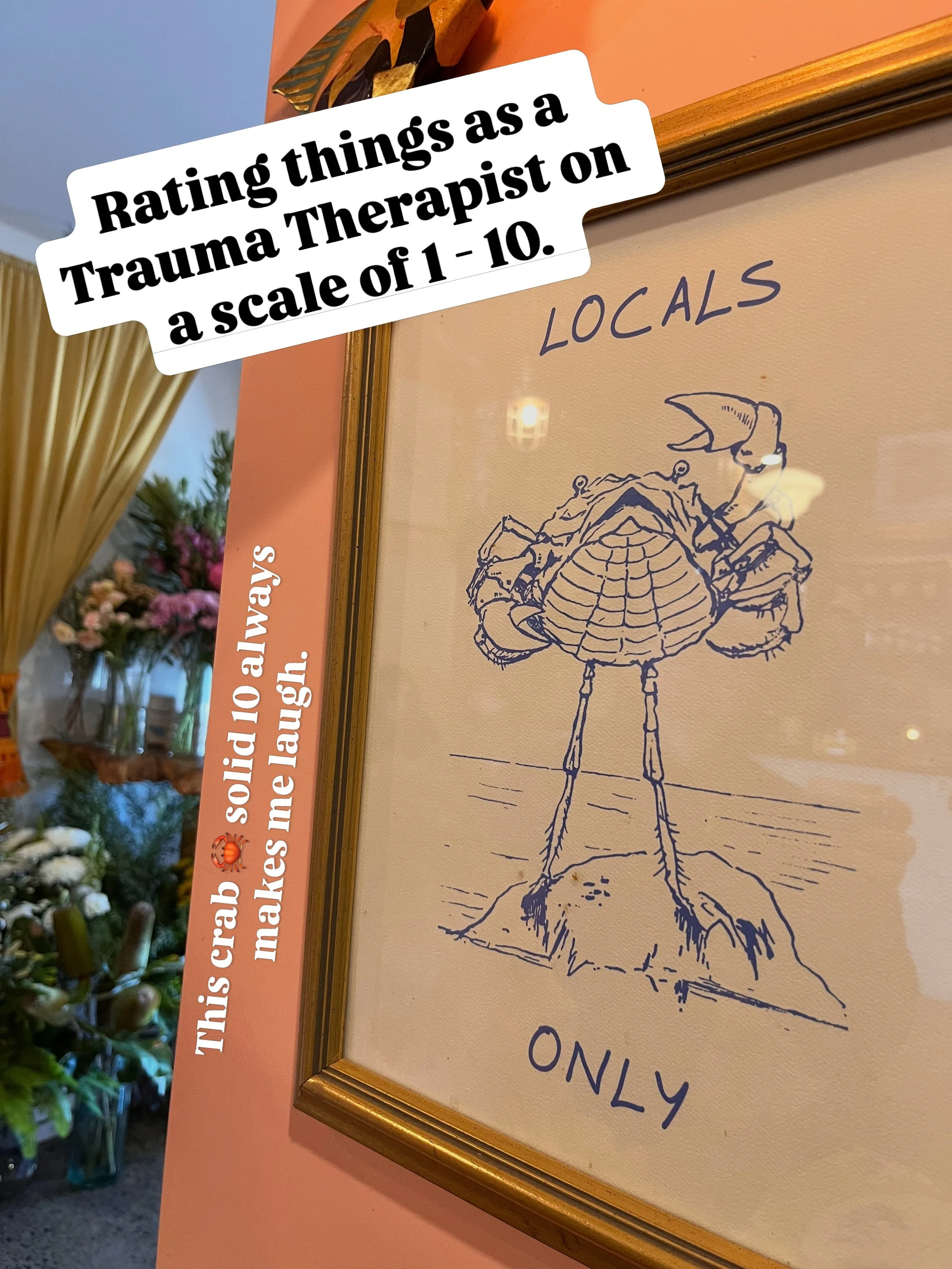 Rating things as a very serious Holistic Trauma Therapist. 

Don&rsquo;t ever go near horses. And put down that glitter and colour, what are you trying to do, mine dopamine and have a great day? Unbelievable. 

#traumahumor #therapy #dopaminestyle