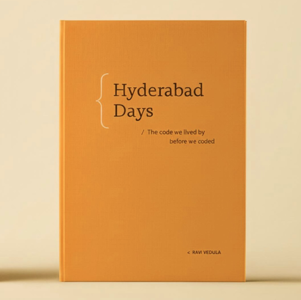 Image of book cover of Hyderabad Days