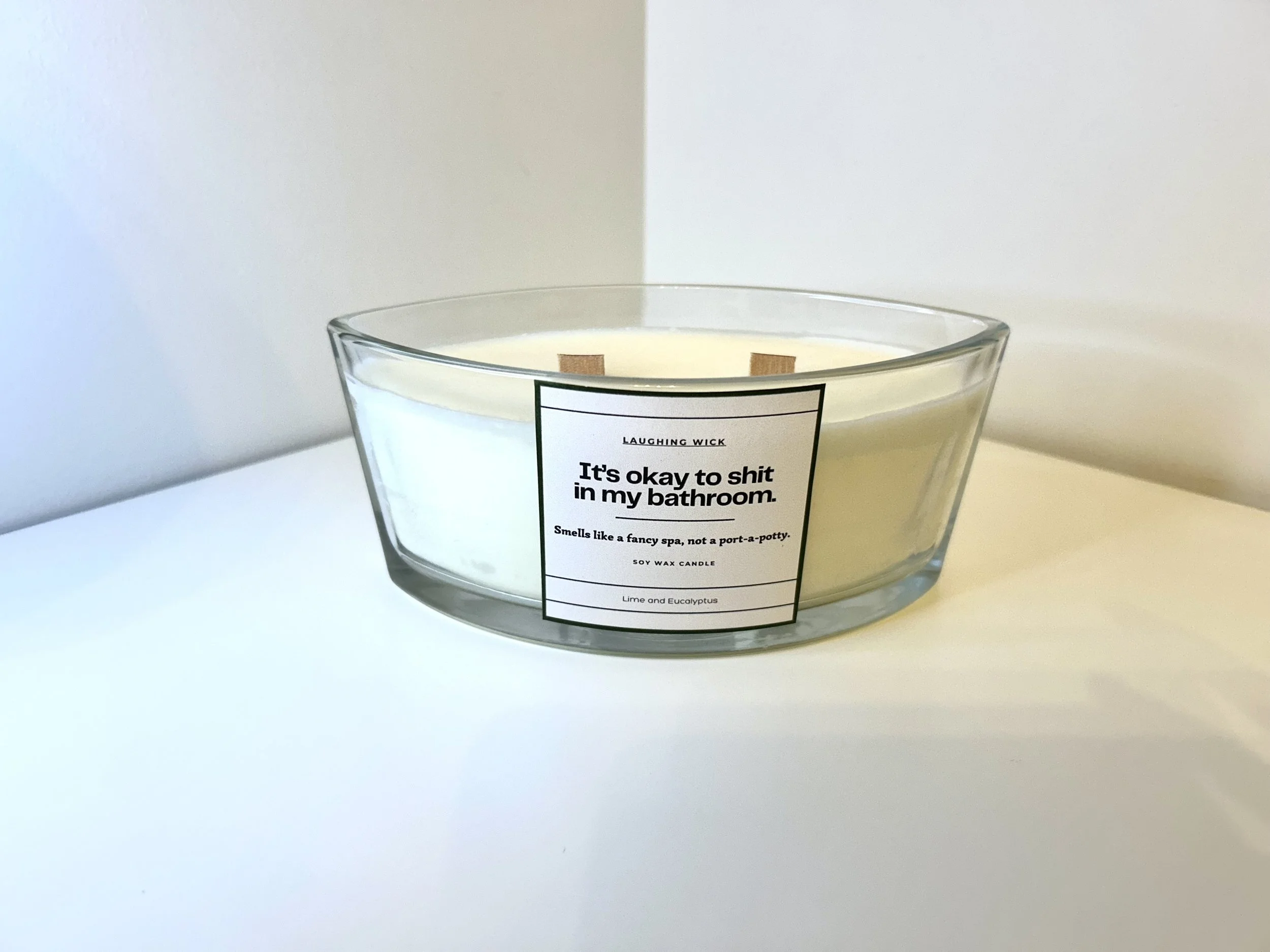 It's okay to shit in my bathroom.