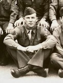 Kate's grandfather, Tom Sills, in Patton's Third Army.