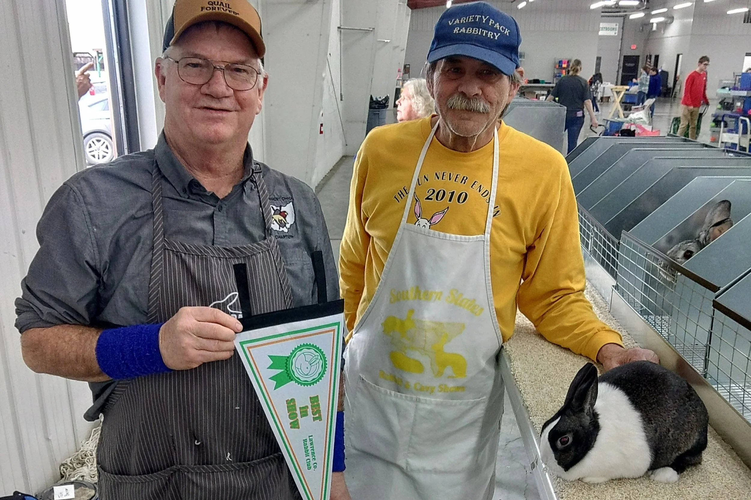 Open Best in Show - Lawrence Co. Rabbit Club Show A - March 6, 2026 - Al Gerhart & Adrienne Fowler - #AS185 Steel Sr Doe