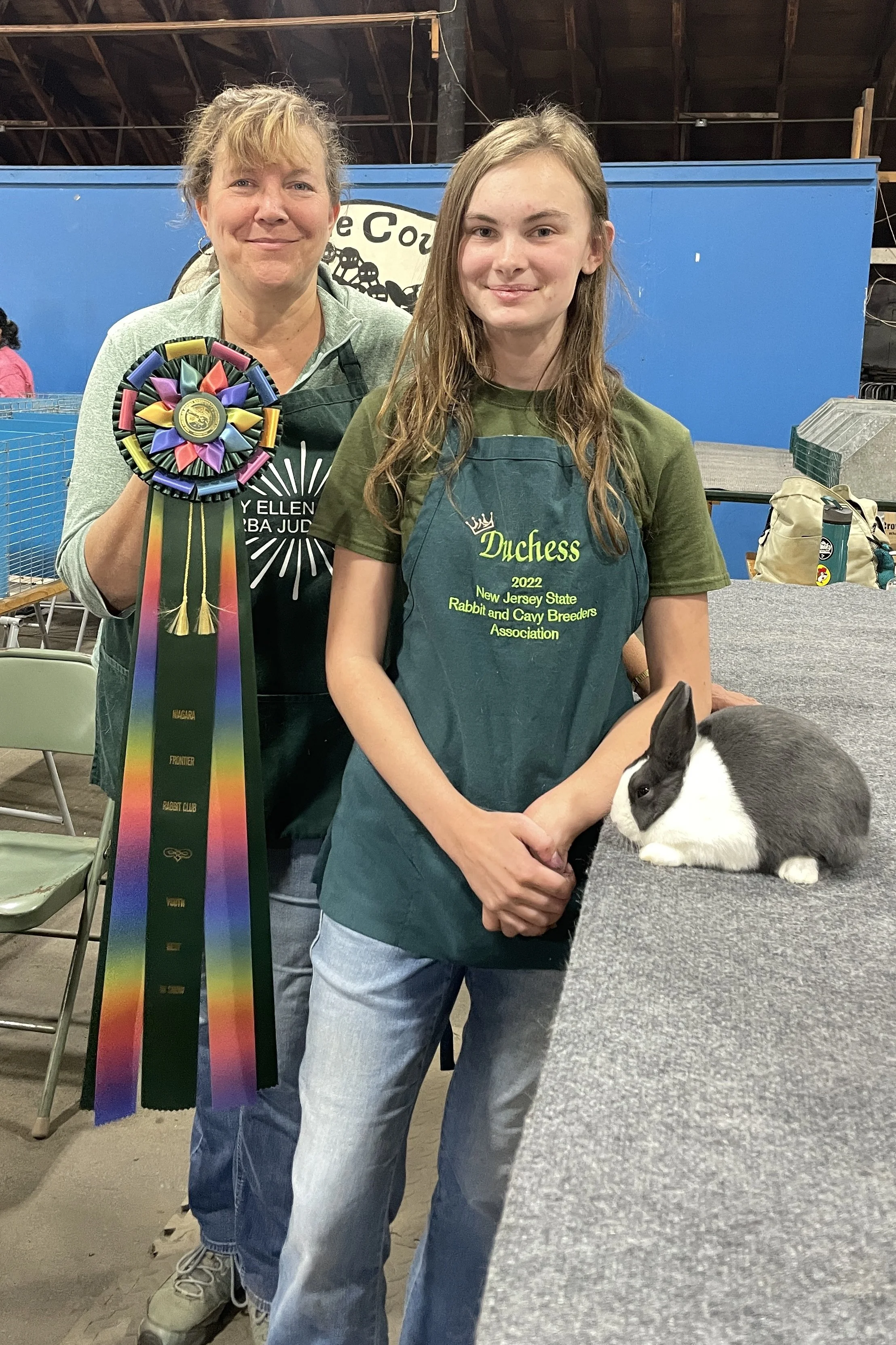 Youth Reserve in Show -  Niagara Frontier Rabbit Club Show A - 9/20/25 - Batavia, NY - Emily Ralph - Blue Jr Doe #R108