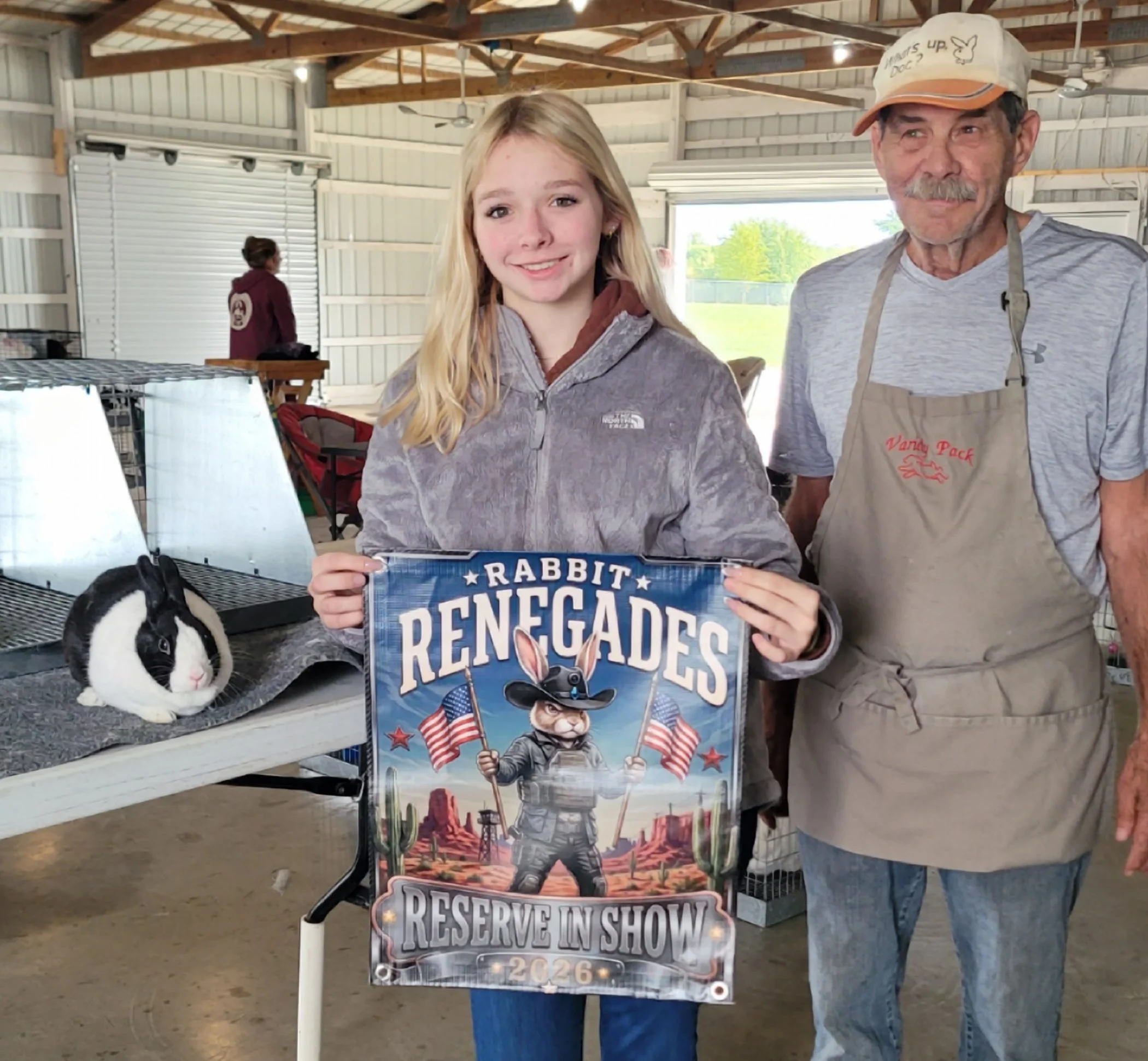 Youth Reserve in Show - Rabbit Renegade Show - October 9, 2026 Georgetown Illinois - Lily Hamilton - Black Senior Doe #LH87