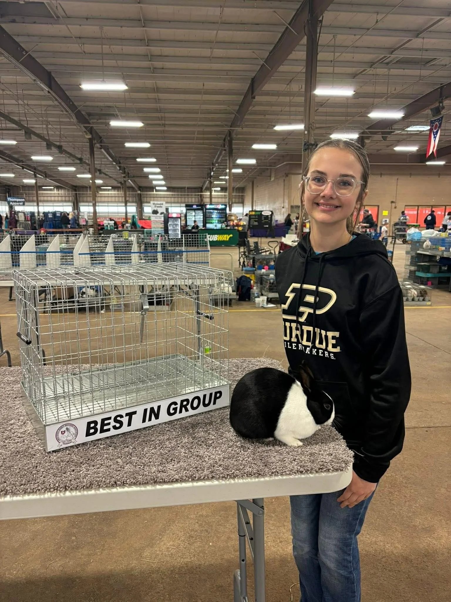 Youth Best In Group - the Ohio Mini Convention - Columbus OH -5-3-25 - Gabrielle Dunn - Black Jr Buck
