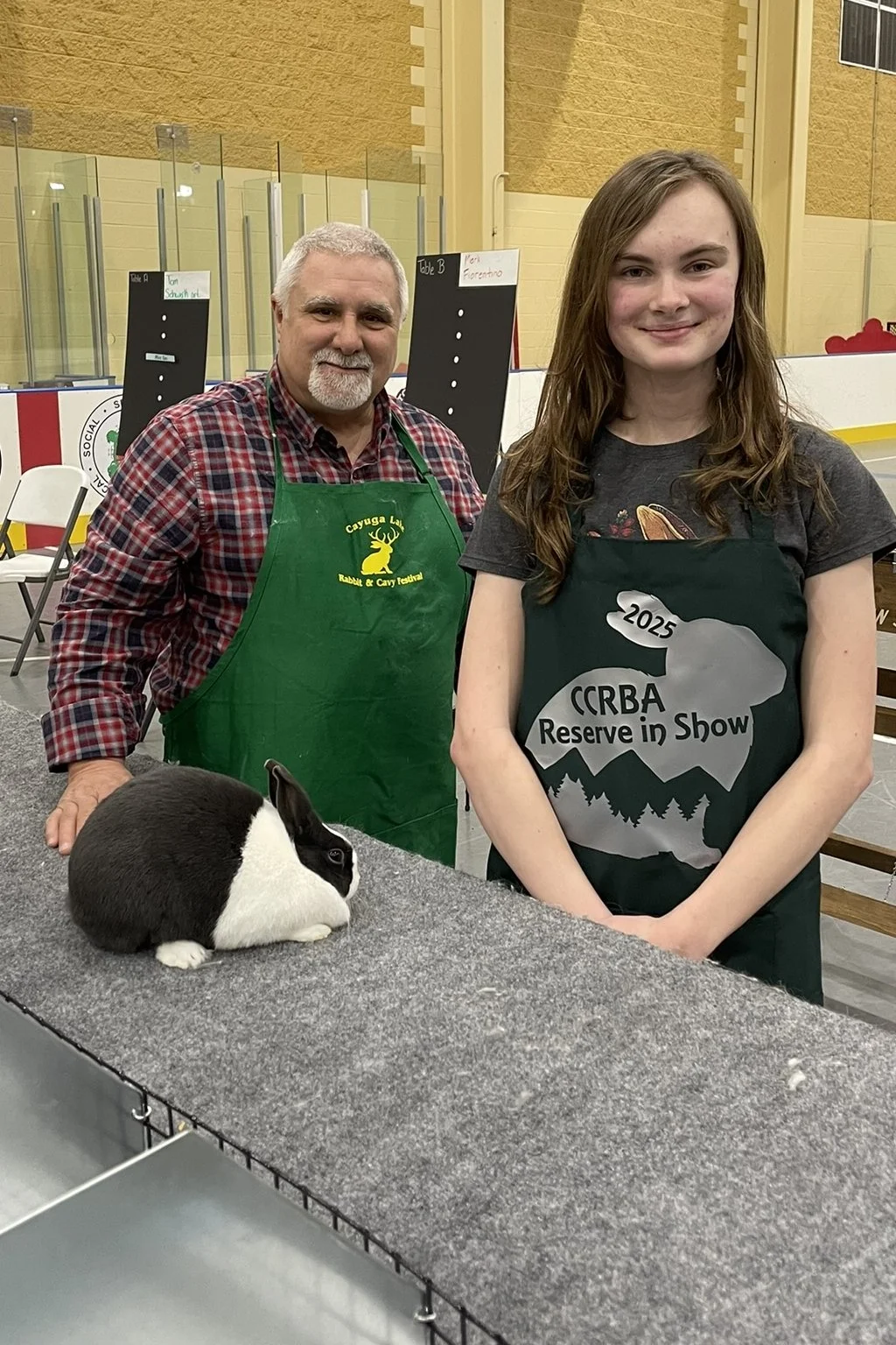 Youth Reserve in Show - Cattaraugus County Rabbit Breeders Spring 2025 Triple Show - 4/5/25 - Emily Ralph - Blue Sr Doe