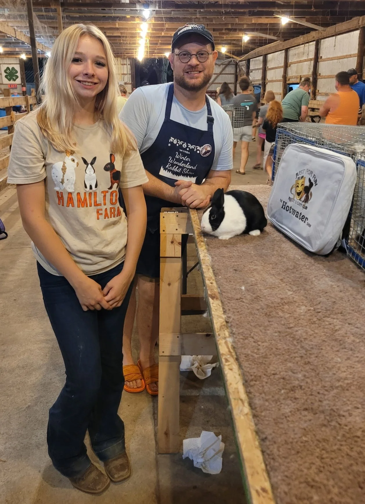 Youth Best in Show -  "Hotwater" Just for Fun Rabbit Show - July 11, 2026, Coldwater Michigan - Lily Hamilton - Black Senior Doe #LH87