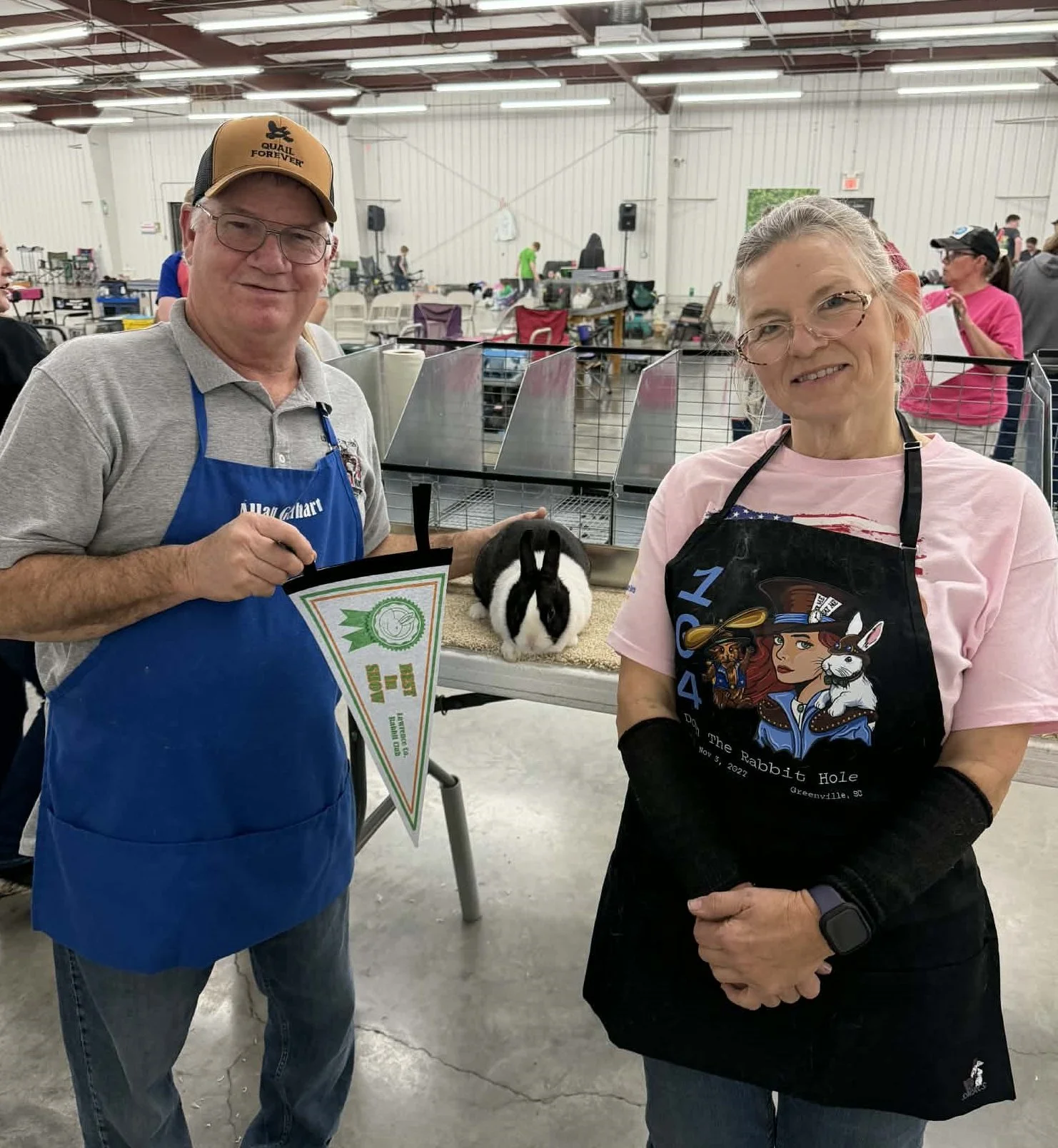 Open Best in Show - Lawrence County Rabbit Club Show B - March 7, 2026 - Al Gerhart & Adrienne Fowler - #AS185 Steel Sr Doe