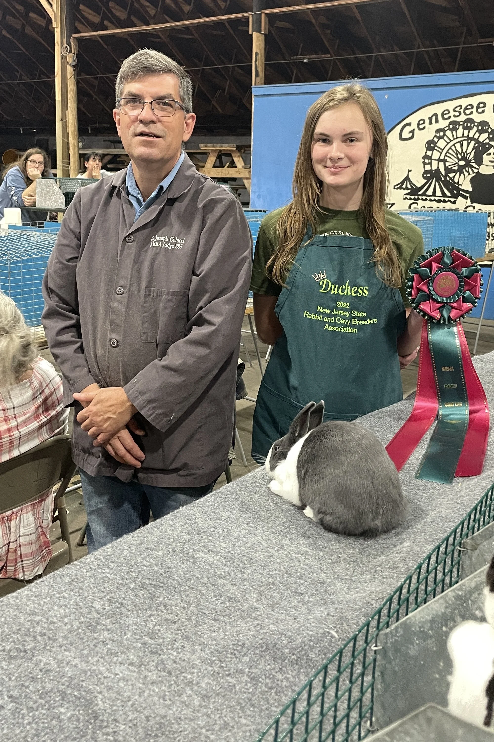 Youth Best in Show - Niagara Frontier Rabbit Club Show B - 9/20/25 - Batavia, NY - Emily Ralph -  Blue Jr Doe
