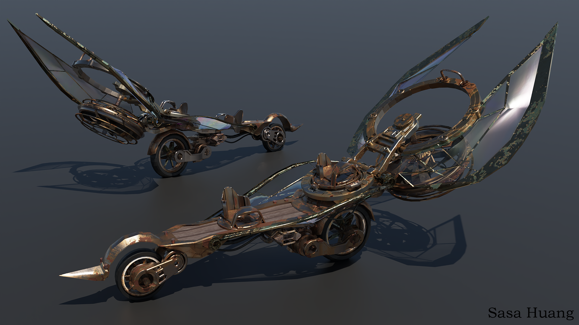 Vehicle design (flying board)