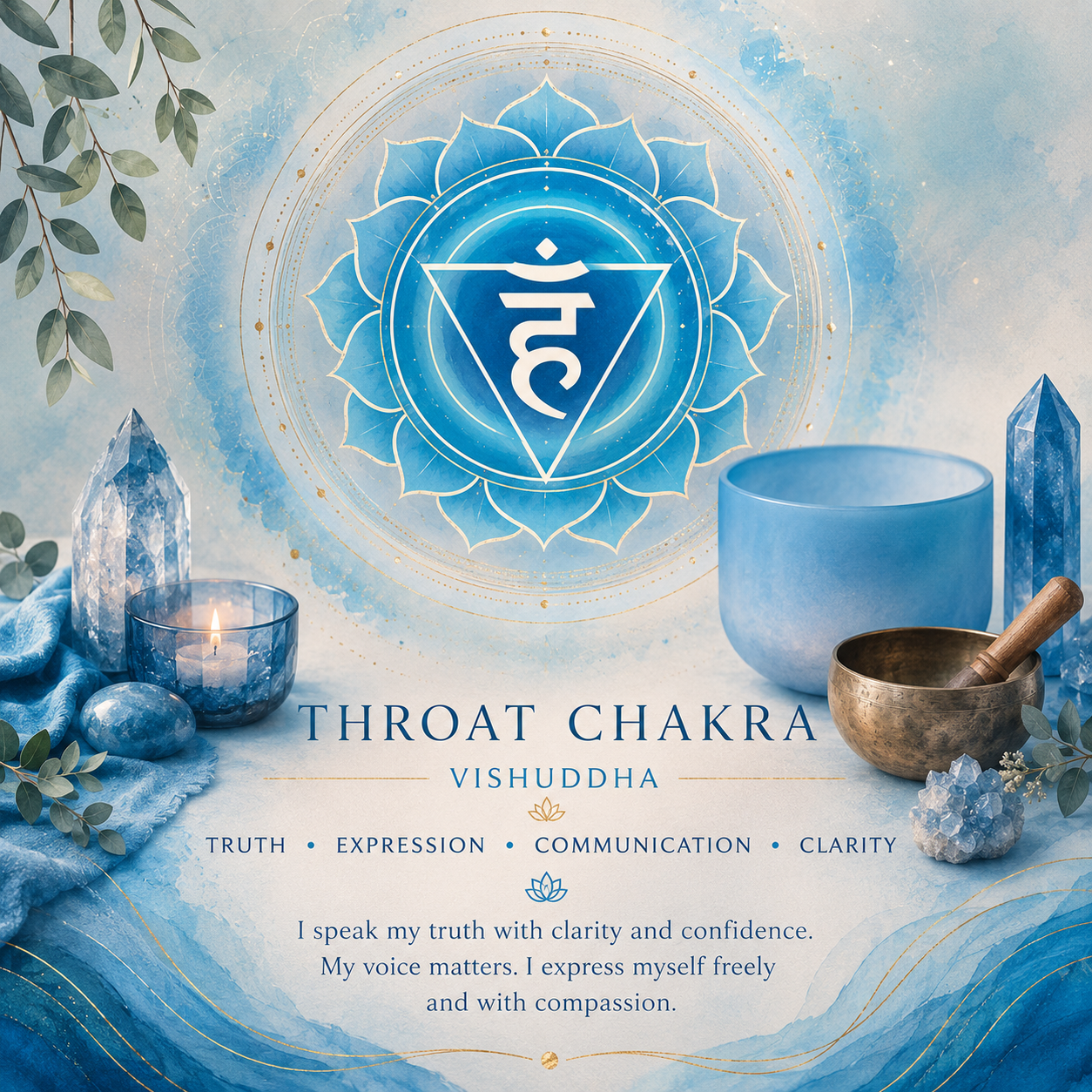 Throat Chakra Sound Healing | Chakra Series
