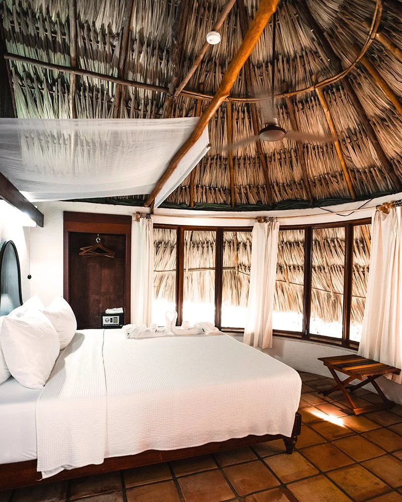 Single Twins or Shared King - two people per cabana