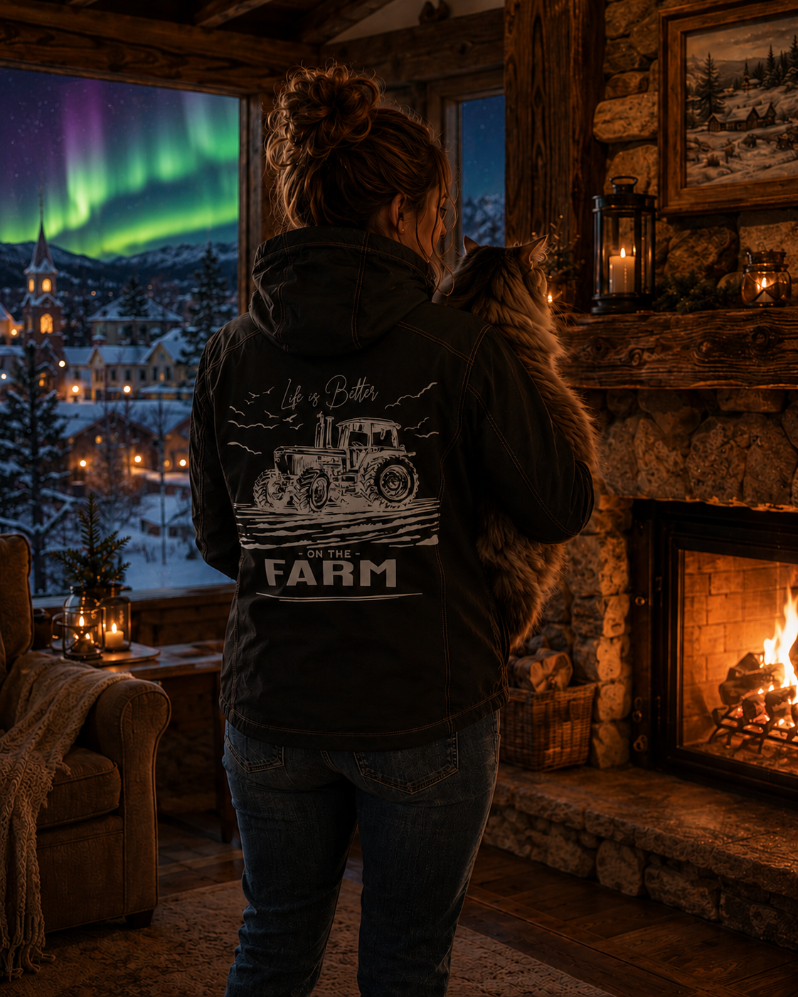 Life on the Farm Weather-Resistant Jacket
