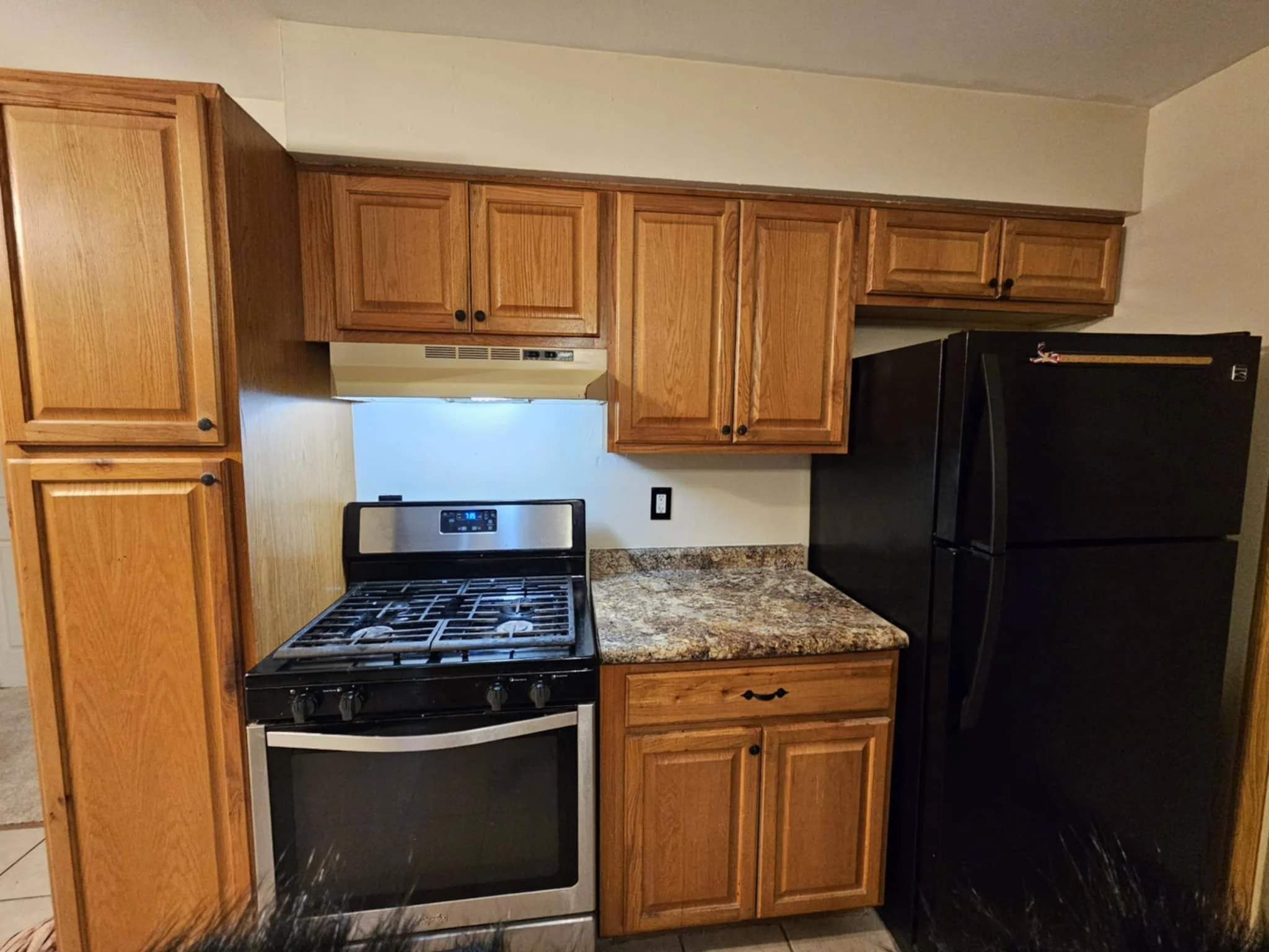 Wood kitchen cabinet painting and refinishing service in Chicago
