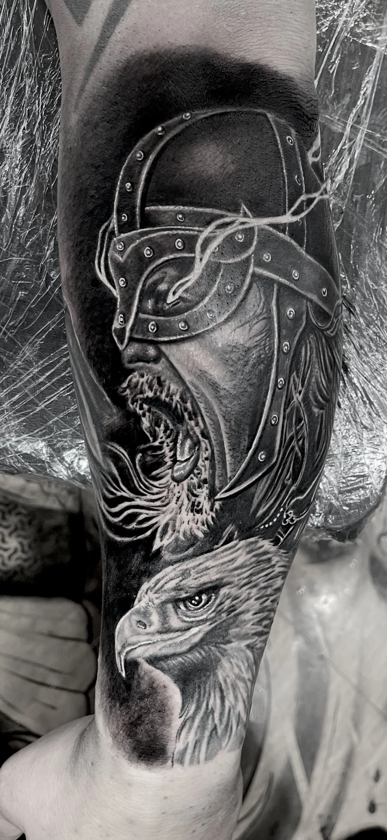 Black and white tattoos