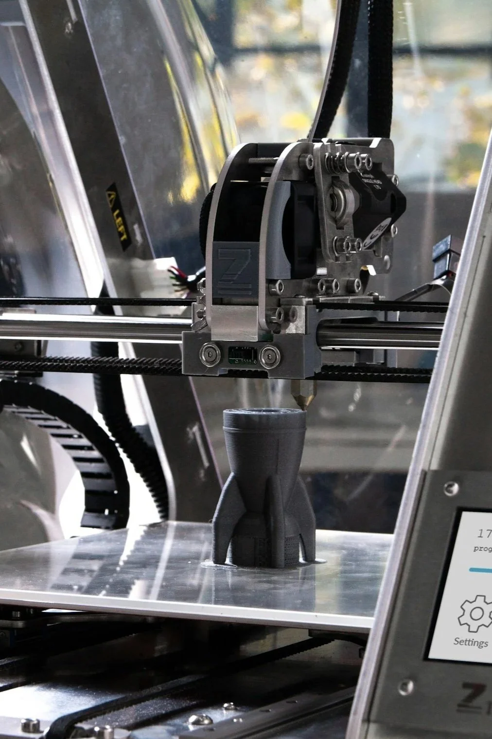 3D printer printing with engineering materials for quick prototype and final part for manufacturing environment