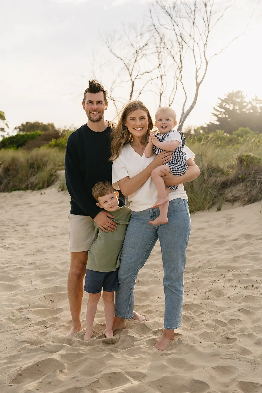 Hobart beach family photographer Roches Beach