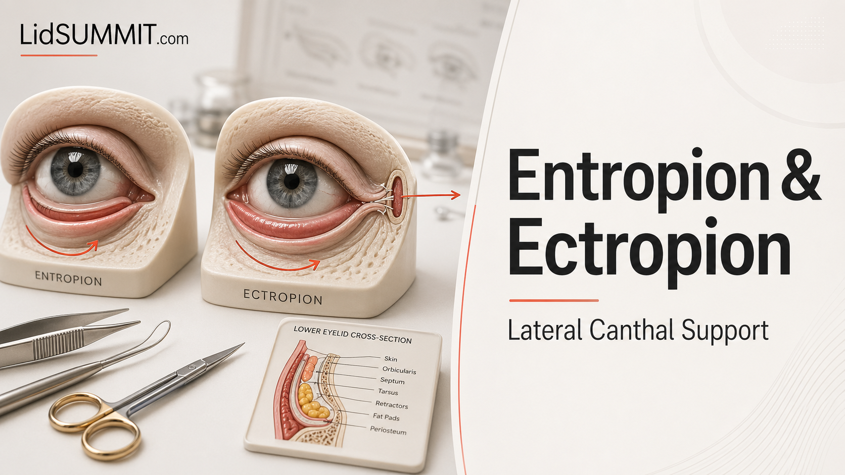 Entropion, Ectropion and Lateral Canthal Support