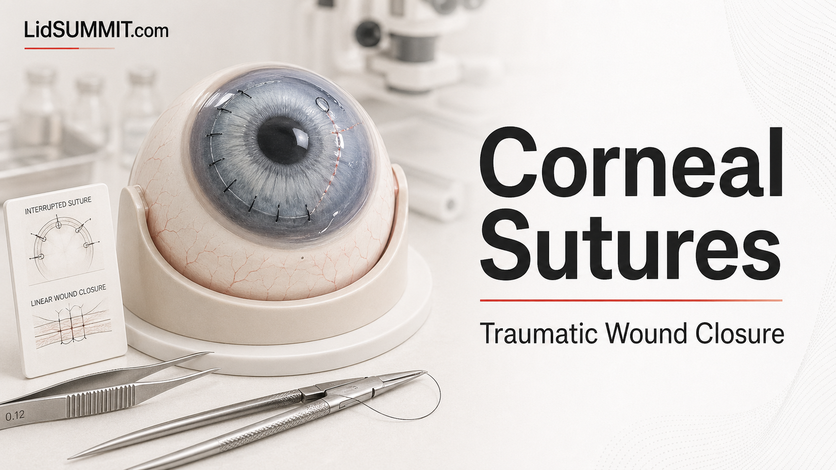 Corneal Sutures and Traumatic Wound Closure