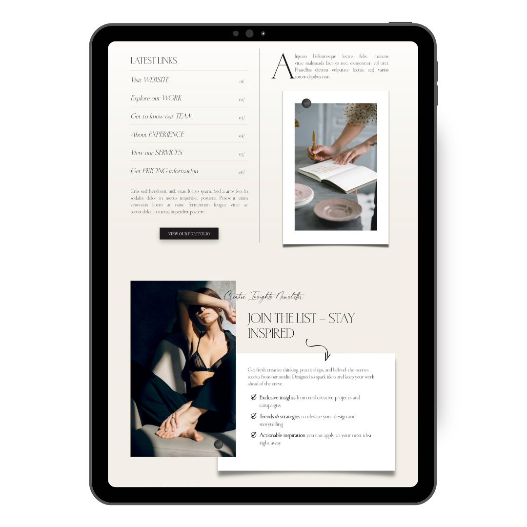 Insta Links Page Add-On for Squarespace