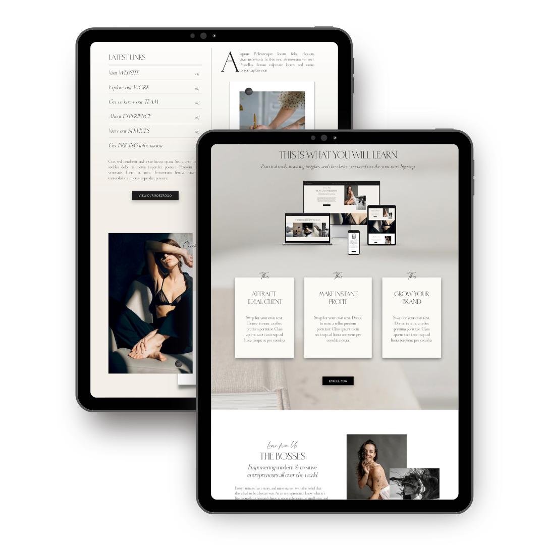 Sales &amp; Insta Links Page Bundled