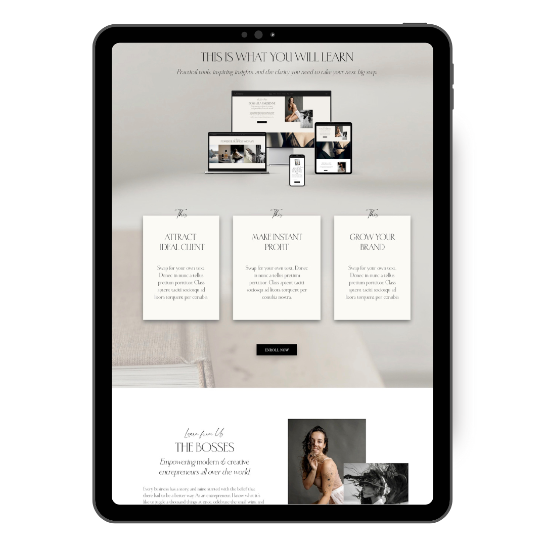 Sales Page Add-On for Squarespace