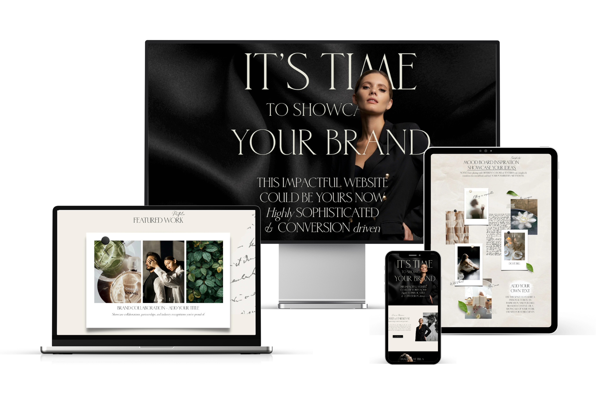 Emonette squarespace editorial website template