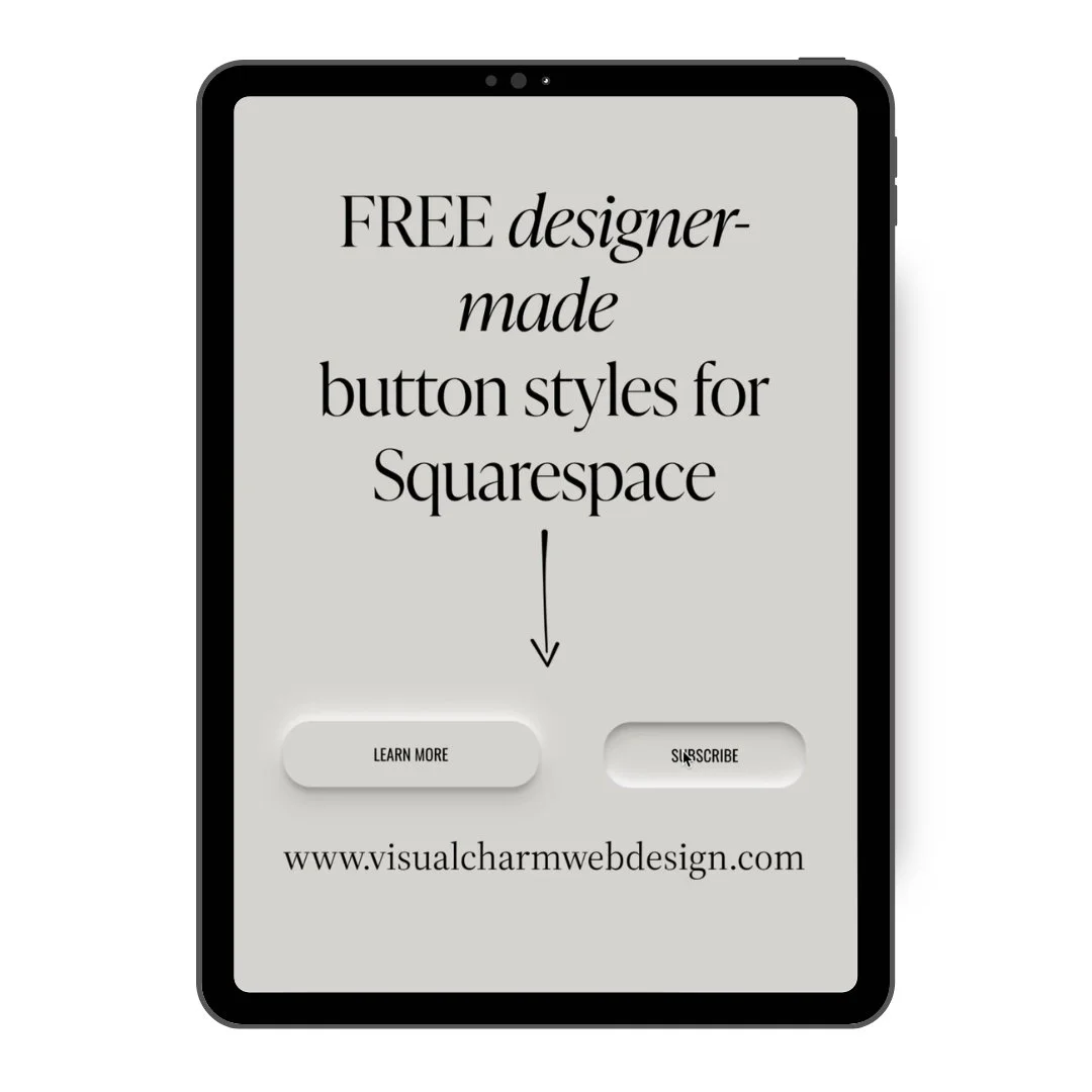 Neumorphic Button System for Squarespace 7.1