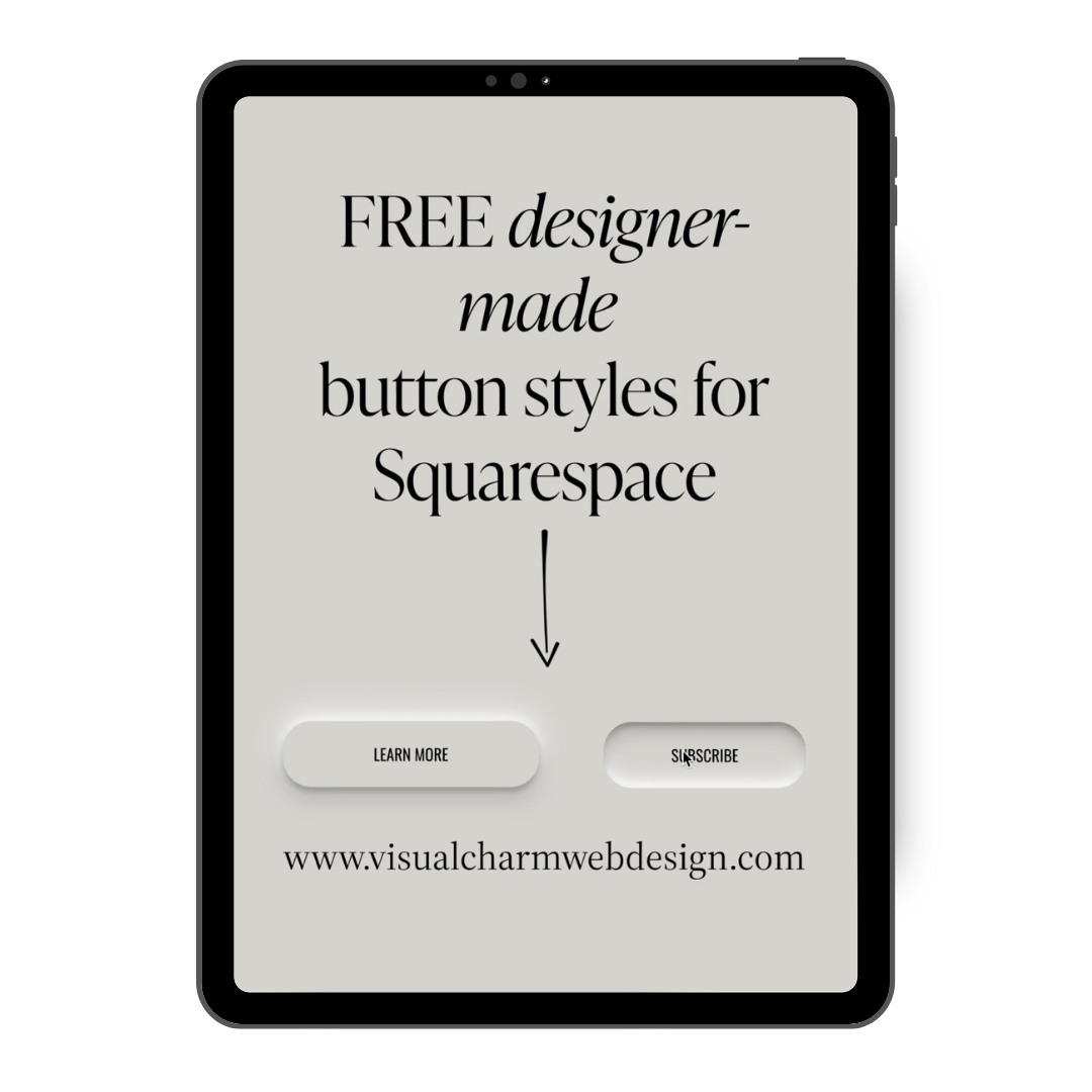 Neumorphic Button System for Squarespace 7.1
