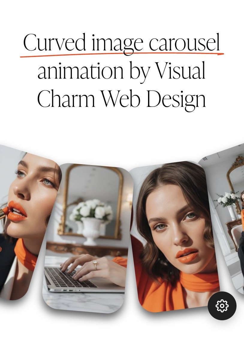 Curved Image Carousel for Squarespace 7.1 - Single-Site License