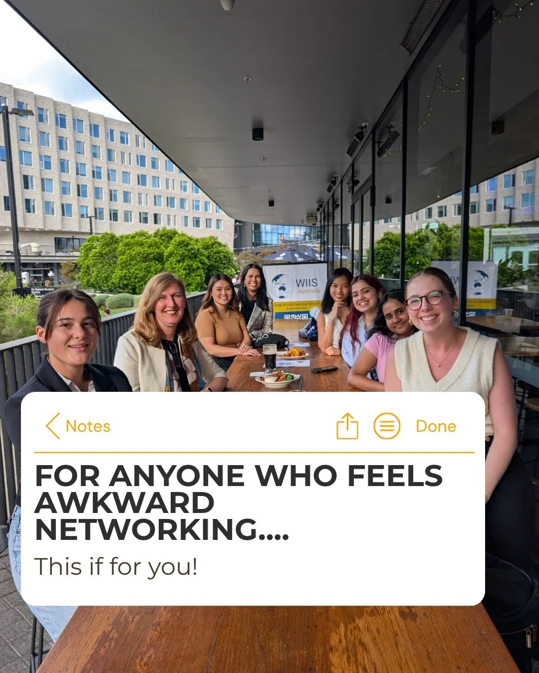 If networking feels awkward&hellip; read this 🤝

You don&rsquo;t need to be the most confident person in the room 🤷🏻&zwj;♀️
With all the best stories or the most experience. 🫠

You just need to show up. 🙌🏼

Ask questions. Be genuinely curious. 