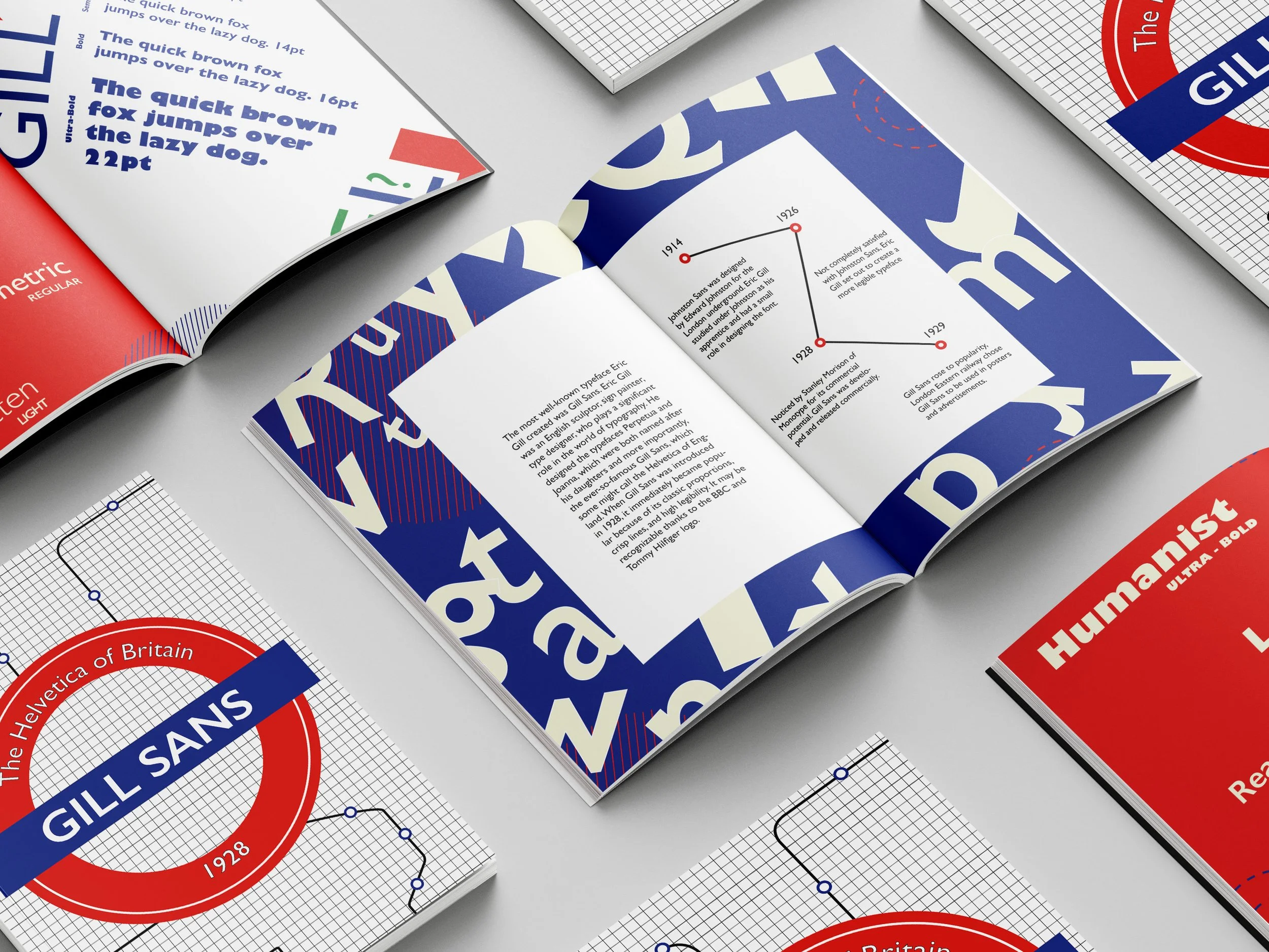 Gill Sans Type Specimen Booklet