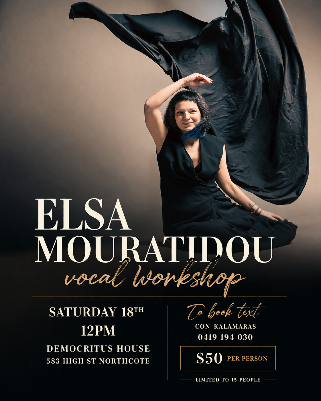Elsa Mouratidou vocal workshop