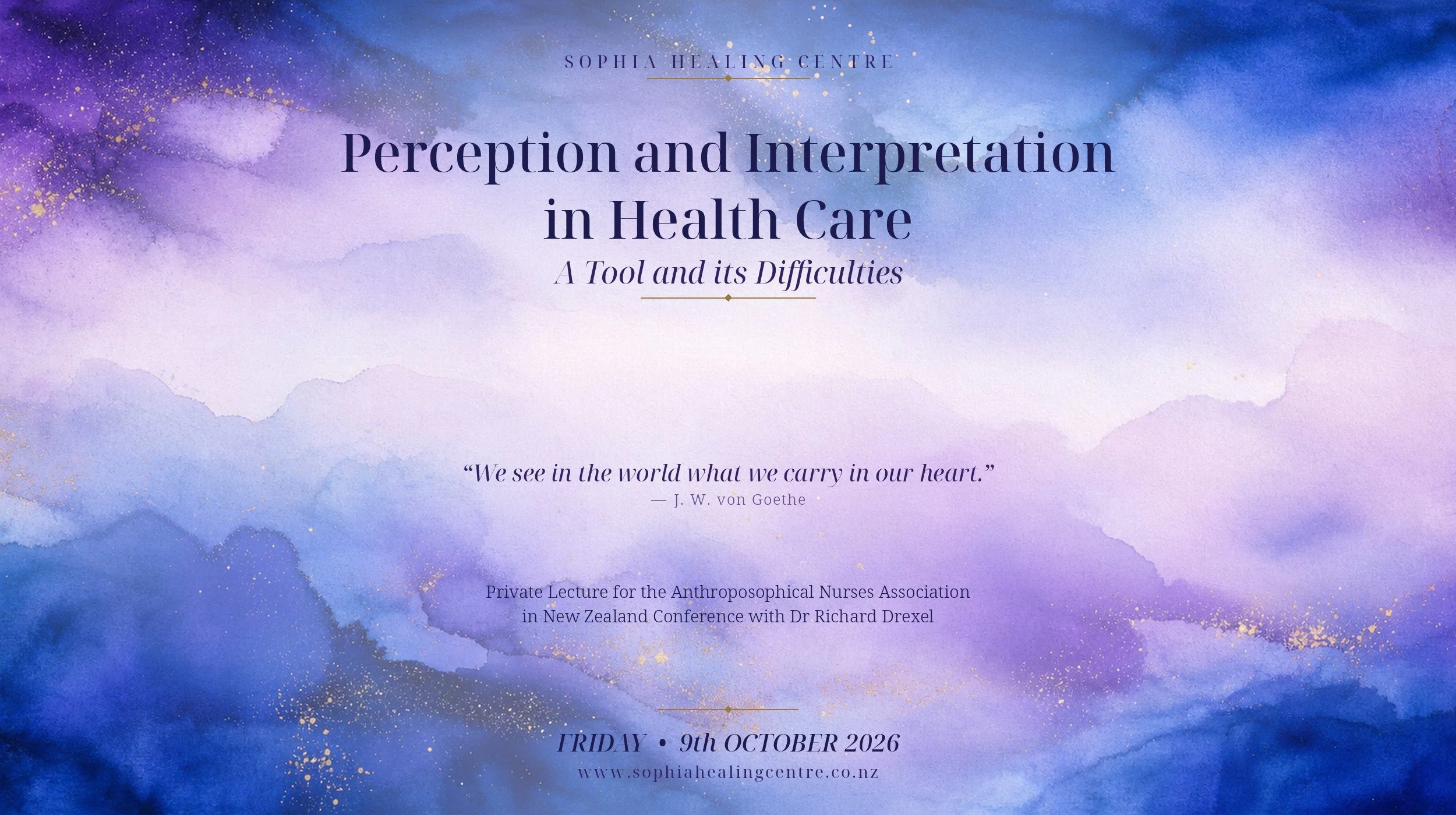 Private Lecture - Perception and Interpretation in Health Care - A Tool and its Difficulties