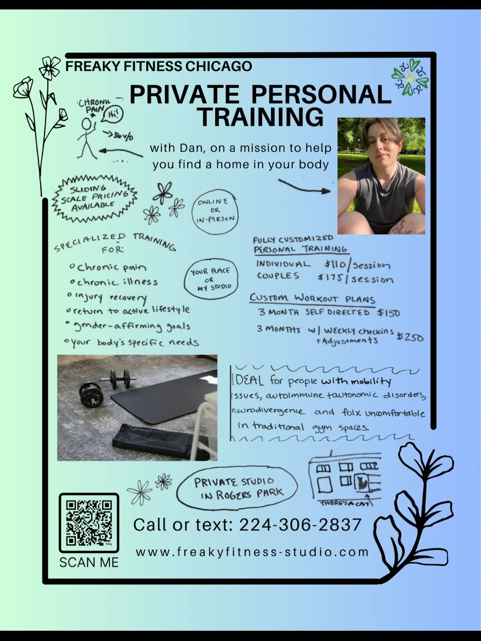 All first time session this September are only $50! Book today to get moving this autumn. You&rsquo;ll be amazed at what your body can do!