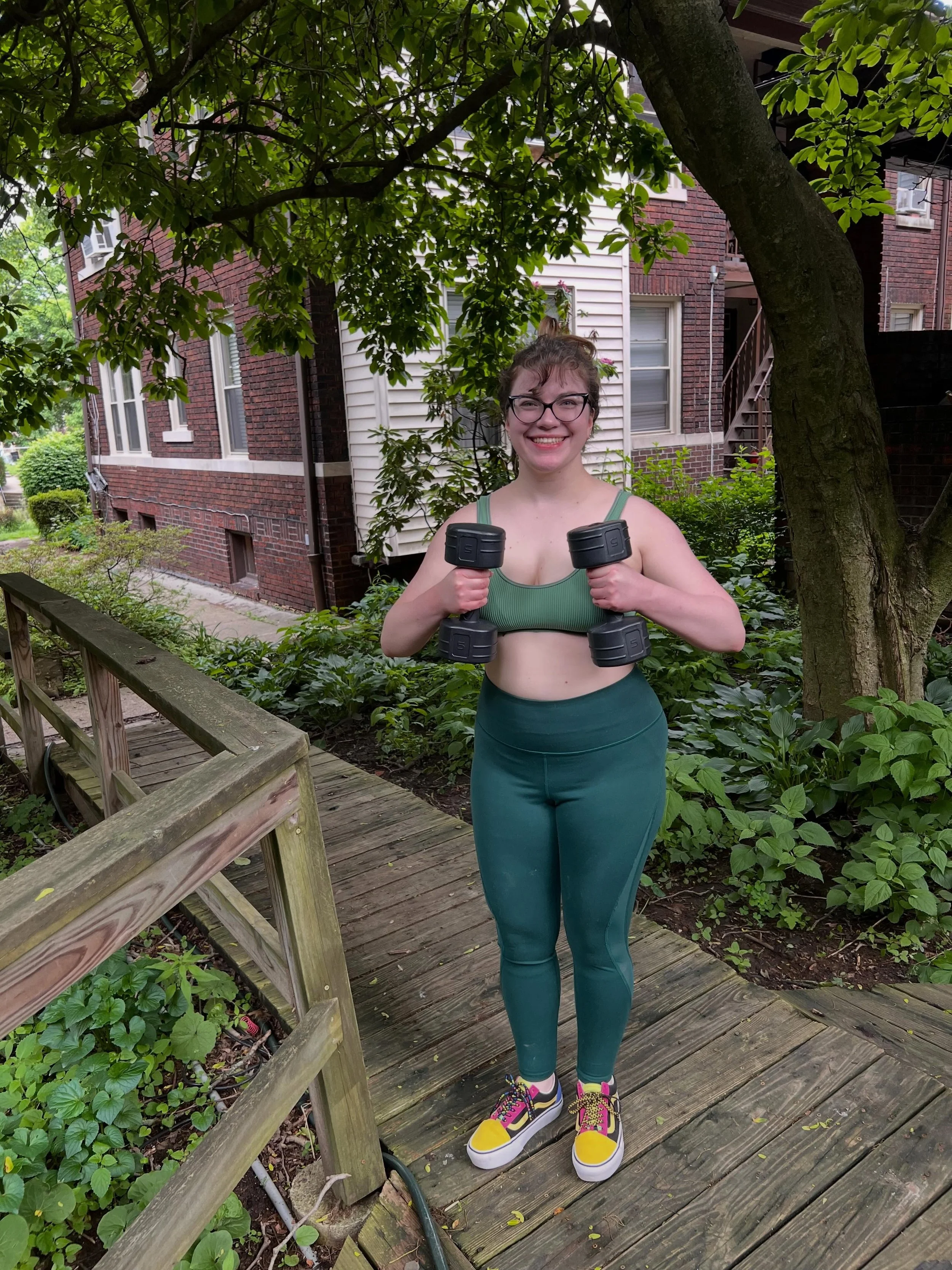 Meet Emily! Emily has been training to support her EDS, POTS, and other chronic illnesses. After training 2x a week for three months (plus a little homework!) she has this to say: &ldquo; I definitely feel more secure in my body, like I can do things
