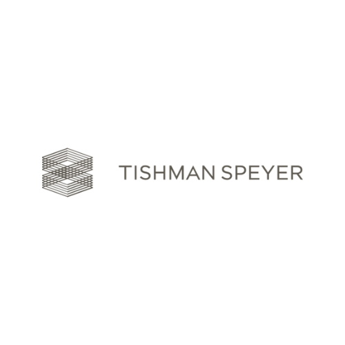 Tishman Speyer logo with a 3D cube icon and company name