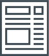 Black and white newspaper layout with multiple columns and sections.