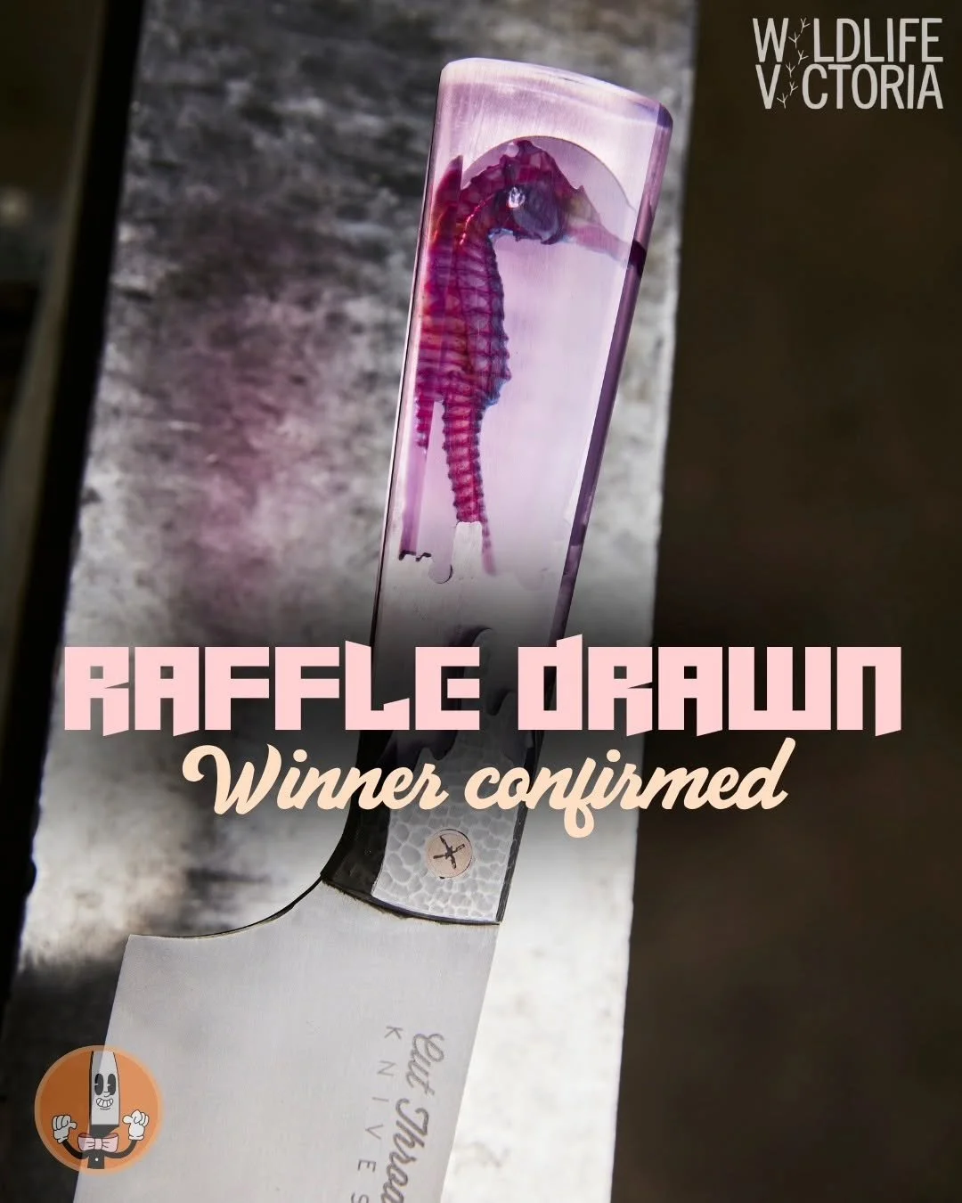 Congratulations to the winner of the Gerard Geer Signature Knife! 

The winner has now been confirmed and all ticket-holders notified. Please check your inboxes for an email notification with the outcome. 

Thank you to everyone who purchased a ticke