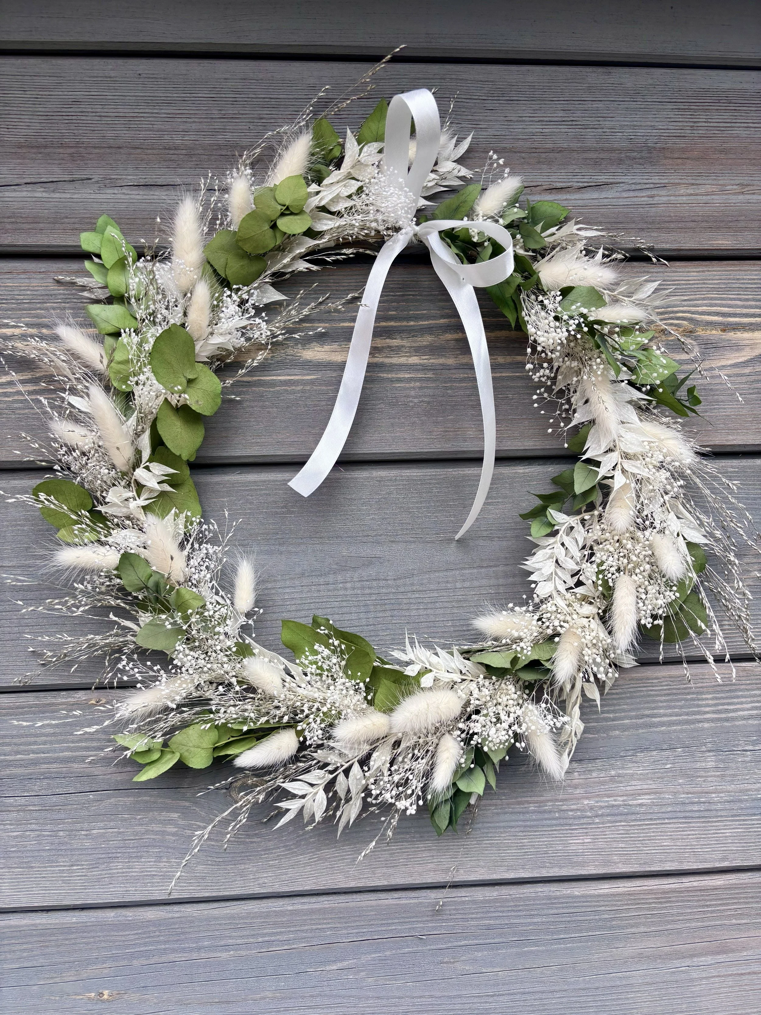 Mes couronnes en fleurs séchées